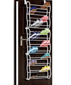 Home Pro 12 Layers Overdoor Shoe Folding Storage Rack, 175X17.5X52cm, Assorted Color