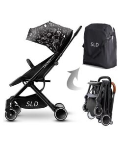 TEKNUM Travel Lite Stroller SLD With Extra Wide Seat - Newton Black
