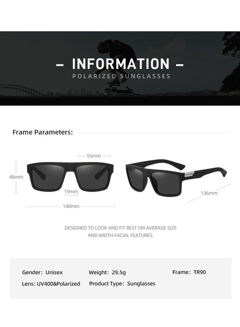 QUISVIKER Polarized Sunglasses For Men And Women Riding Glasses Running Glasses Mountaineering Glasses Driving Glasses Fishing Glasses Uv400 Goggles - Image 2