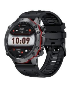 Hommtel Watch 4 Sports AMOLED Sports Smartwatch 1.43''  Black Edition | Bluetooth Calling, 100+ Sports Modes, IP68 Waterproof, Heart Rate, Blood Pressure & Sleep Monitoring