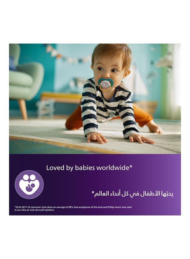 Philips Avent Ultra Air Coll 6-18M| Animal| 2 Pieces | No.1 Brand Recommended By Moms Worldwide - Assorted