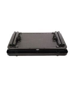 Esqube Coffee Table Center Teapoy Plastic Table Black Black - Image 4
