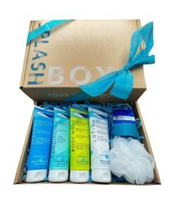 Triswim Splash Box Set Of 6 Chlorine Removal Body Wash + Swimmers Shampoo And Conditioner + Lotion 8.5 Fl Oz With Foggies Defog Lens Wipes For Goggles