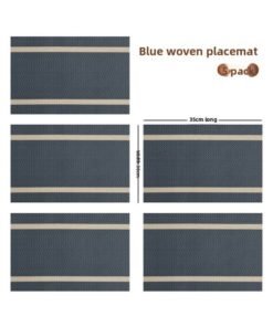Five-Piece Set Of Hotel Business Restaurant Special Insulation Mats Waterproof And Oil-Proof Light Luxury Dining Table Mats Commercial Tableware Mats