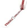 MARKQ Fragile Tape for Boxes and Cartons - 48mm x 60 yards heavy Duty Handle with Care Warning Tape, Packing, Packaging, Shipping and Moving Tape [1 Roll]