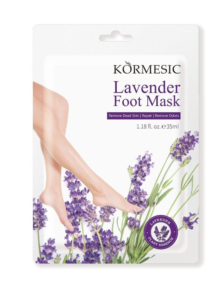 Kormesic 5PCS Lavender Foot Mask 35ml/pair