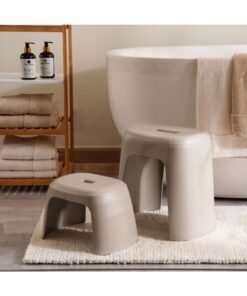 Pan Home Cale Plastic Stool 32x21.5x20.7cm - Grey
