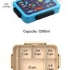 Super ZYouth Bento Lunch Box for Kids School, Children's Lunch Box with 5 Compartments, Leak-proof Lunch Box with Tablewares for Girls and Boys, Snack Box, Perfect for School, Nursery & Trips, 1200ml
