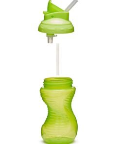 Munchkin Flip Straw Mighty Grip Leak Proof Sippy Cup 10 Oz , 12 Months +, Assorted Colours - Image 3