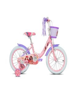 Spartan Disney Princess Magical Kids Bike | 14 Inch Wheel Size With Training Wheels | Single Speed | Pink Color