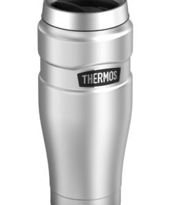 THERMOS STAINLESS STEEL VACUUM INSULATED STEEL TUMBLER 470 ML, SK1005MS, TRAVEL TUMBLER, INSULATED CUP, TUMBLER WITH HANDLE