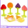 Bebiland 6 Pack Baby Teether Toys, Newborn Infant Baby Teethers Freezer Safe Silicone Baby Teether Toys, Teething Toys for Babies 0-6 Months