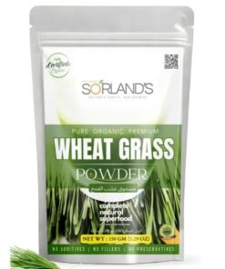 Sorland's Pure Organic Wheat grass Powder(150gm)-Complete Natural Superfood, Premium Quality with Shed Drying Solar Technology
