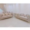 Maharat Al Bahar 6– Seater sofa set With Pillow 1+2+3 Beige 200x90x80cm, 5586195