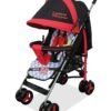 Disney Cars Lightning McQueen Lightweight Adventure Stroller + Storage Cabin 0-36 months, Compact Design, Shoulder Strap, Adjustable Reclining Seat and More