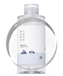 ROUND LAB 1025 Dokdo Toner 6.76 Fl Oz, Oil Control and Reduces Excess Sebum, Gentle Exfoliating Facial Toner, Deep Sea Water for Moisturization, Soft Finish Without Stickiness, Korean Skin Care