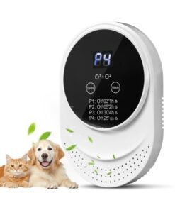 BOAO Cat Litter Deodorizer & Plug-In Air Freshener - Portable Ionizer Air Purifier for Strong Odors - Ideal for Home, Bathroom, Kitchen, Car & Pet Areas