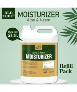 Old Tree Neem & Aloe Vera Moisturizer 5L - Refill Moisturizer Kit For Hotel Amenities, Guest House, Hospital, Marriage Hall - Skin Lotion For Dry Skin And Promote Moisturizing