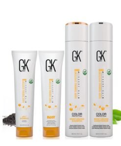 GK Hair The Best Consumer Box Kit (10.1 Fl Oz/300ml) Smoothing Keratin Treatment Professional Brazilian Complex Blowout Straightening For Silky Smooth Frizzy Hair