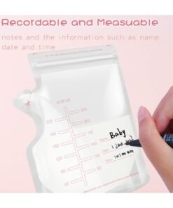 JUFU JUFU Breastmilk Storing Bags, Temp-Sensing Discoloration Milk Storing Bags for Breastfeeding - Image 4