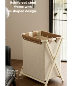Foldable clothes storage basket/bathroom laundry basket
