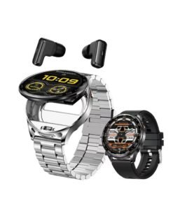 Smart Watch with Earphones, 2 in 1 with Wireless Earphones, Smart Watch with Wireless Earphones, 1.39 Inch HD Touch Screen, Ip67 Sports Watches, Sleep Mode.