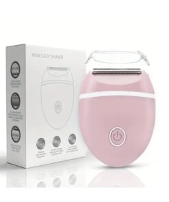 ORiTi Electric Shaver For Women Electric Razor For Womens Bikini Legs Underarm Public Hairs Portable Trimmer With Detachable Head Cordless Wet Dry Use (pink)