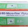 BD Micro Fine Demi 0.3 Ml Insulin Syringe (30g) 8mm (10x10)