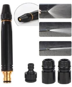 High Pressure Nozzle Spray Water Gun Pipe For Gardening Bike and Car Wash High Pressure Nozzle with 3 Attachment