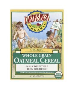Earth's Best Organic Whole Grain Oatmeal Cereal, 8 oz 227grams