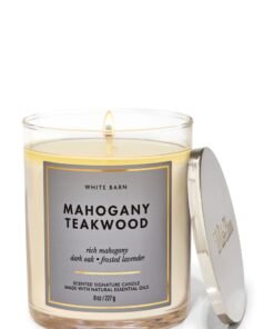 Bath & Body Works Mahogany Teakwood Single Wick Candle