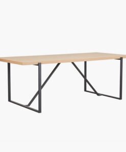 Indus 8-Seater Dining Table with 8 Urban Tolix Din...