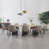 Winchester 8-Seater Dining Table with Chair and Si...
