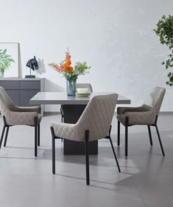 Winchester XL 4-Seater Dining Table with Chair