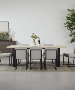 Iris 8 Seater A-Shaped Modular Dining Set with Sid...