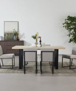 Iris 6-Seater U-Shape Modular Dining Set with Side...
