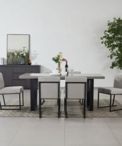 Iris 6-Seater U-Shape Modular Dining Set with Side...