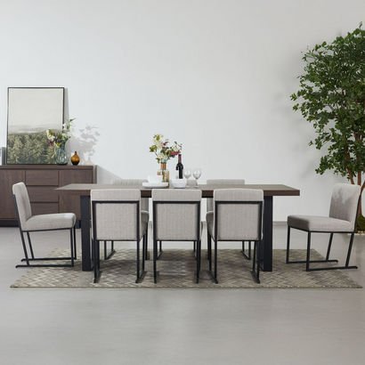 Iris 8-Seater U-Shape Modular Dining Set with Side...