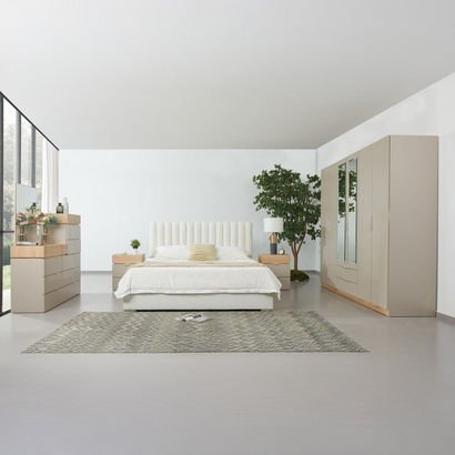Orion Modena 6-Piece Queen Bedroom Set - 160x200 c...
