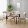 Scandi Nordi 4-Seater Dining Set