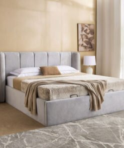 Hampton Carmen Upholstered King Bed - 180x200 cm