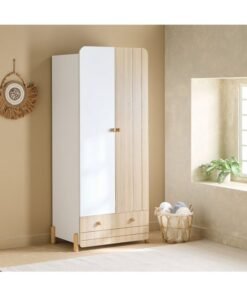 Home Box Flair 2-Door Wardrobe with Drawer
