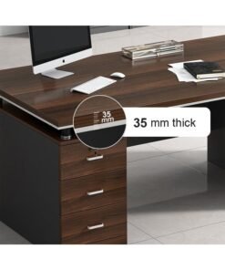 Alternative view of NKX Executive Office Desk and Multifunction Computer Table 140 CM