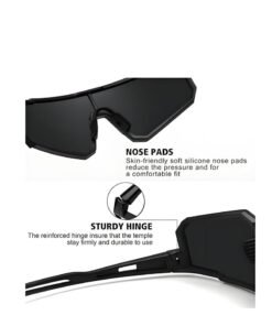 Wish Plus Polarized Sports Sunglasses for Men Women Driving Fishing Cycling Mountain Bike Sunglasses UV400 Protection - Image 5