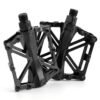GROIC Mountain Road Bicycle Flat Bike Pedals 9/16 for MTB with 16 Anti-Skid Pins -Universal Lightweight Aluminum Alloy Platform Pedal-2 Packs