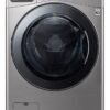 LG 24Kg Front Load Washing Machine, Stainless Steel Colour, Steam™, 6 Motion DD Motor, ThinQ™ (Wi-Fi)- F0P3CYVDT Stainless Steel