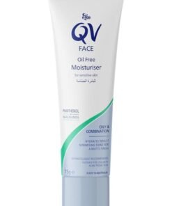 QV Face Oil Free Moisturiser (75g) - for Oily & Combination Skin, Lightweight Non Comedogenic Daily Hydrating Cream with Niacinamide & Pro Vitamin B5, Fragrance Free Dermatologist Tested Sensitive Skin Care 75grams