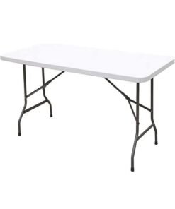 ATM Folding Table White 180x72x76.5centimeter