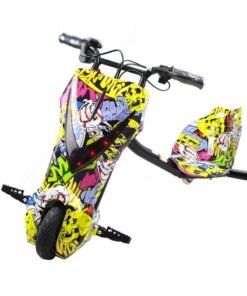 Winner Sky 3-Wheel 36V Electric Drifting Scooter with 360° Rotation, LED Lights & Comfortable Seat – Multicolor