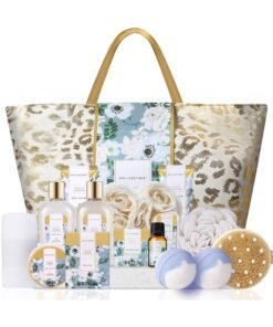 spa luxetique Spa Gift Baskets for Women - Gift Set for Women,15pcs Luxury Relaxing Spa Kit with Bath Bombs, Birthday Gifts Body and Bath Set